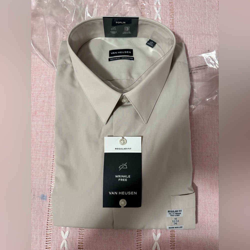 Van Heusen Men's Beige Shirt